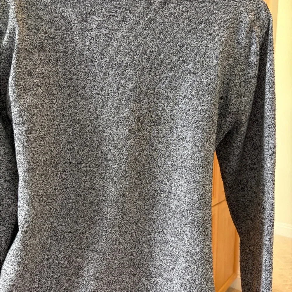 Heather Gray Cardigan Sweater. - Picture 5 of 7